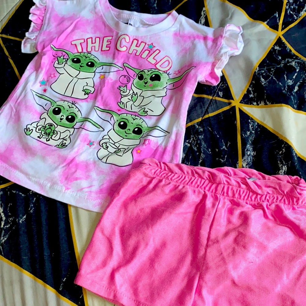 Baby girl top and short